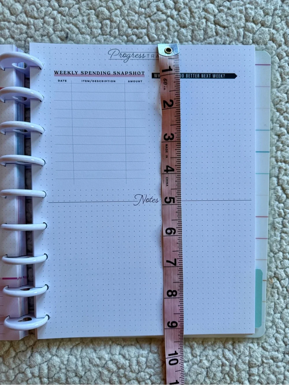 The Happy Planner Reflect & Grow Budget Guided Journal Finance Planner